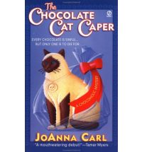 chocolate cat caper Book List: novels about chocolate